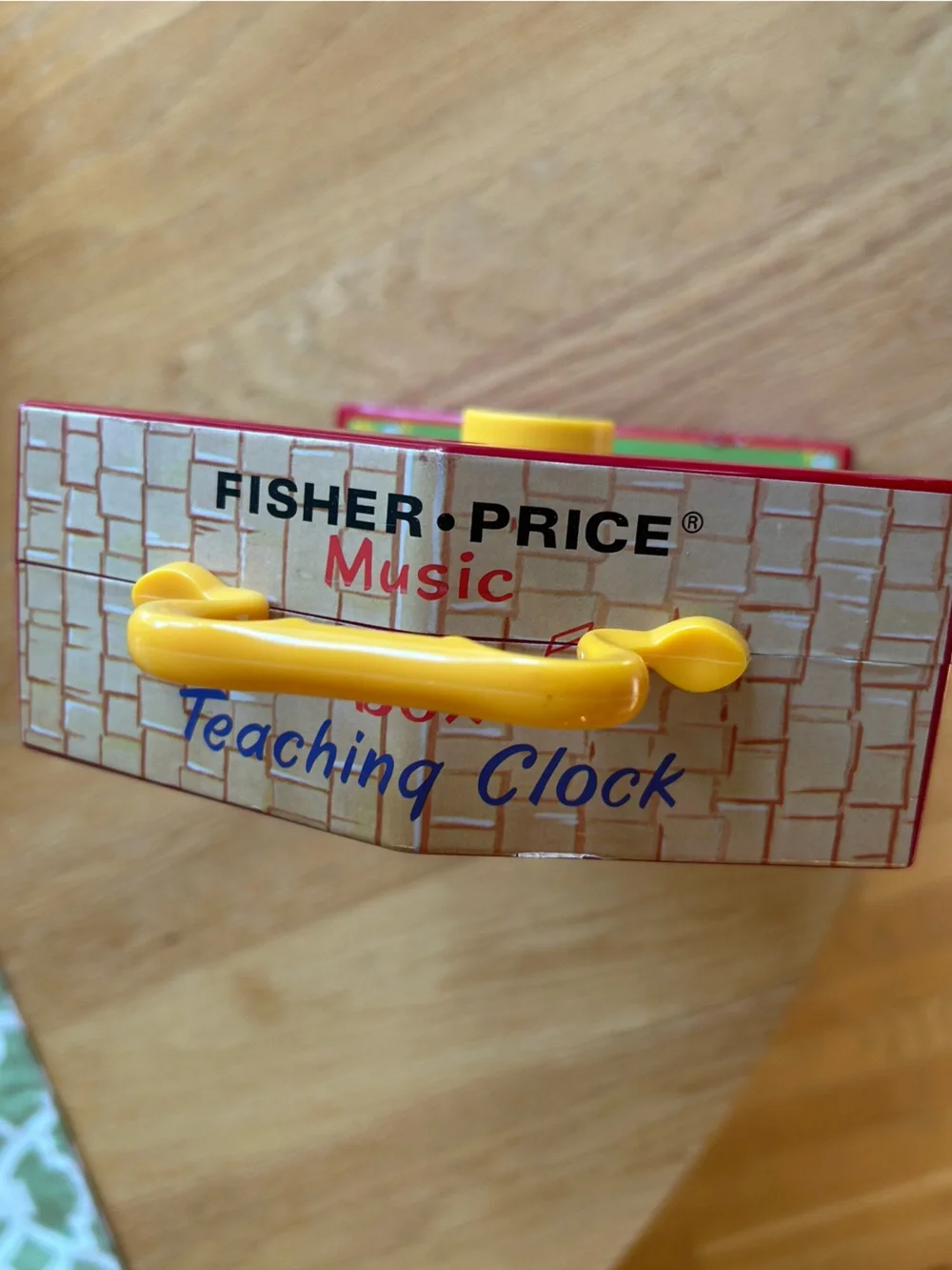 Fisher-Price Musical Teaching Clock Toy -Vintage Appeal
